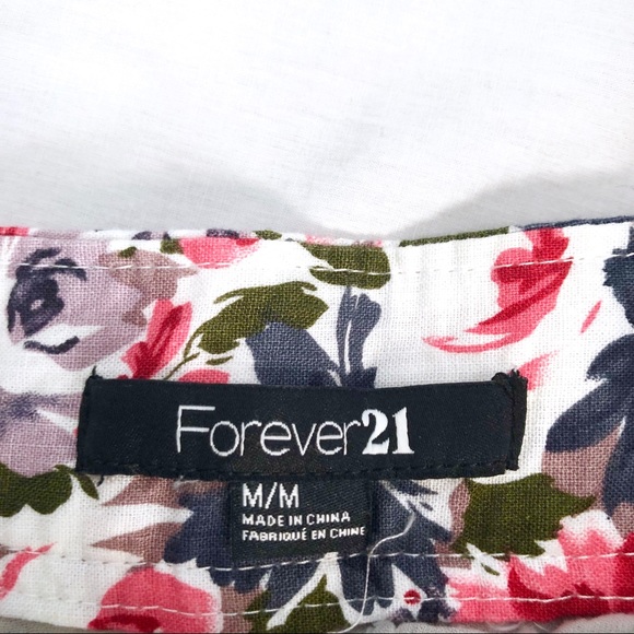 Floral Skirt Pleated with Belt Loops Circle Medium - Picture 3 of 3